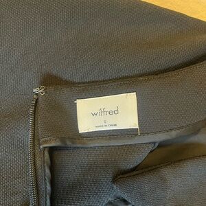 Aritzia Wilfred black mini dress